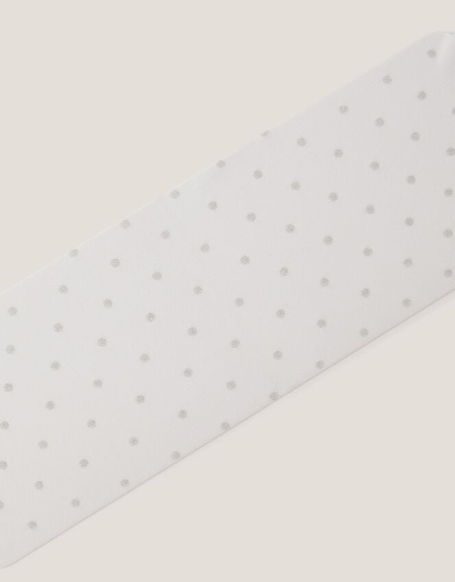 Glitter Spot Tights, Silver (SILVER), large