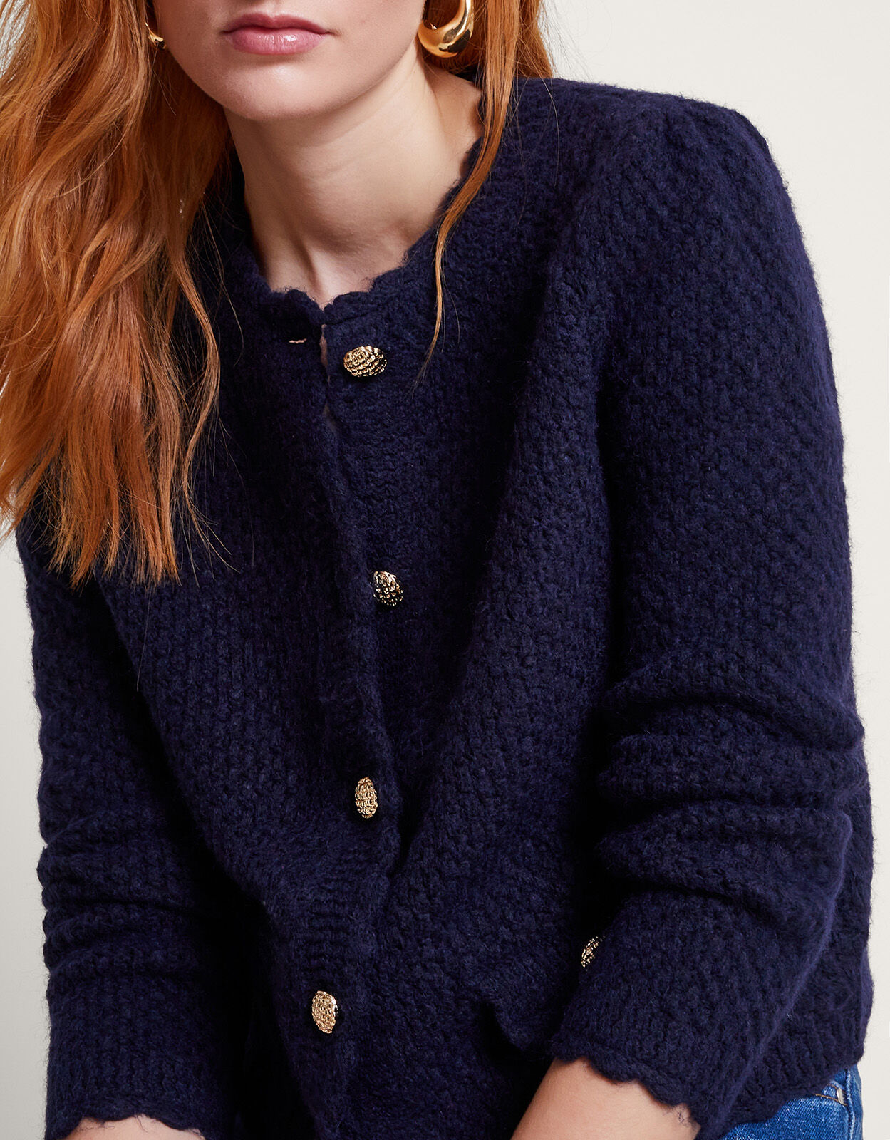 Monsoon hot sale navy cardigan
