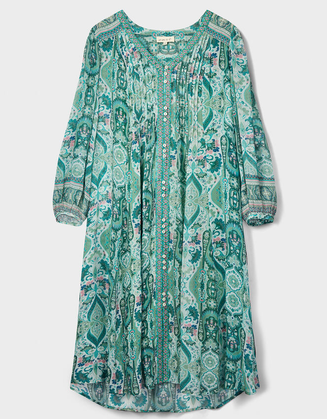 East Malu Printed Tunic Dress, Green (GREEN), large