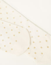 Baby Glitter Spot Tights, Gold (GOLD), large