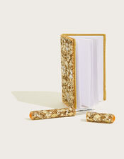 Mirrored Shellac Notebook and Pen Set, , large