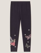 Fairy Enchanted Leggings, Blue (NAVY), large