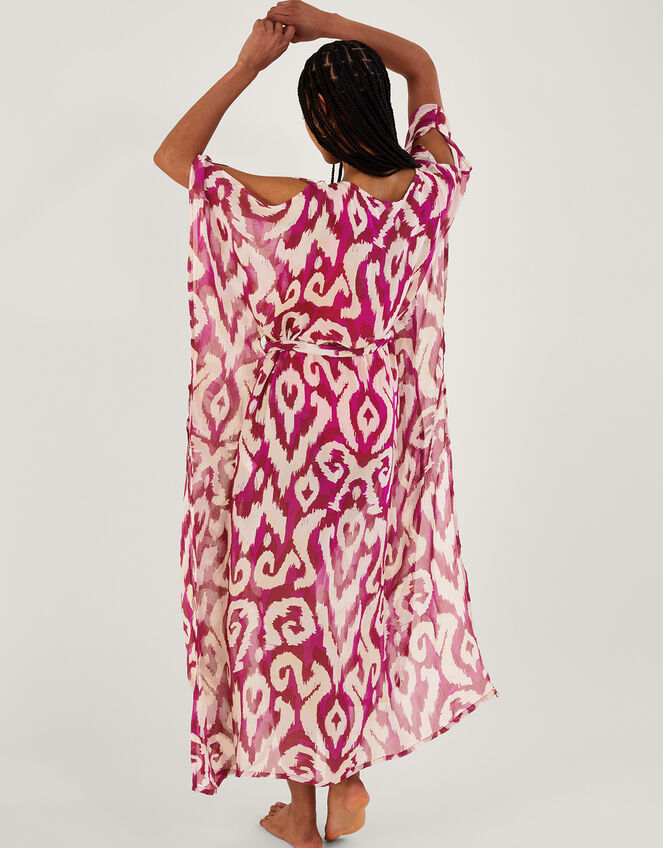 Ikat Print Maxi Kaftan