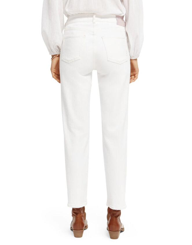 Scotch and Soda Sky Straight Jeans Shorter Length, White (WHITE), large