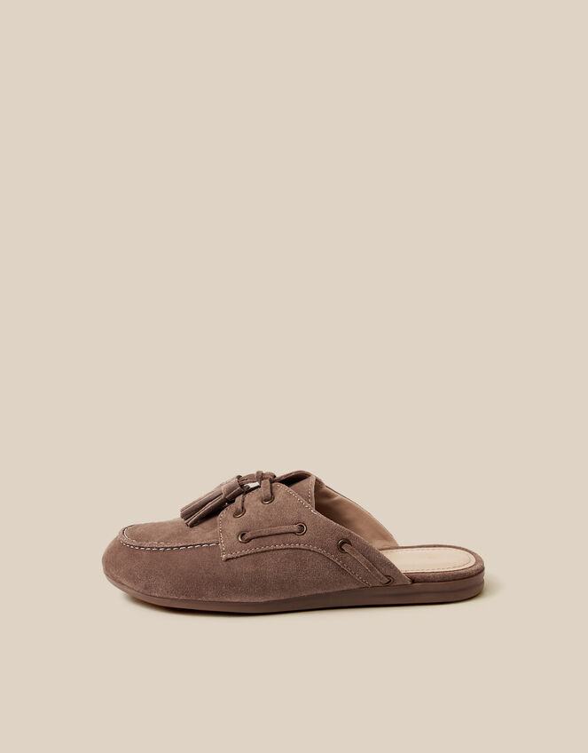 Iris Suede Slip On Loafers, Natural (NEUTRAL), large
