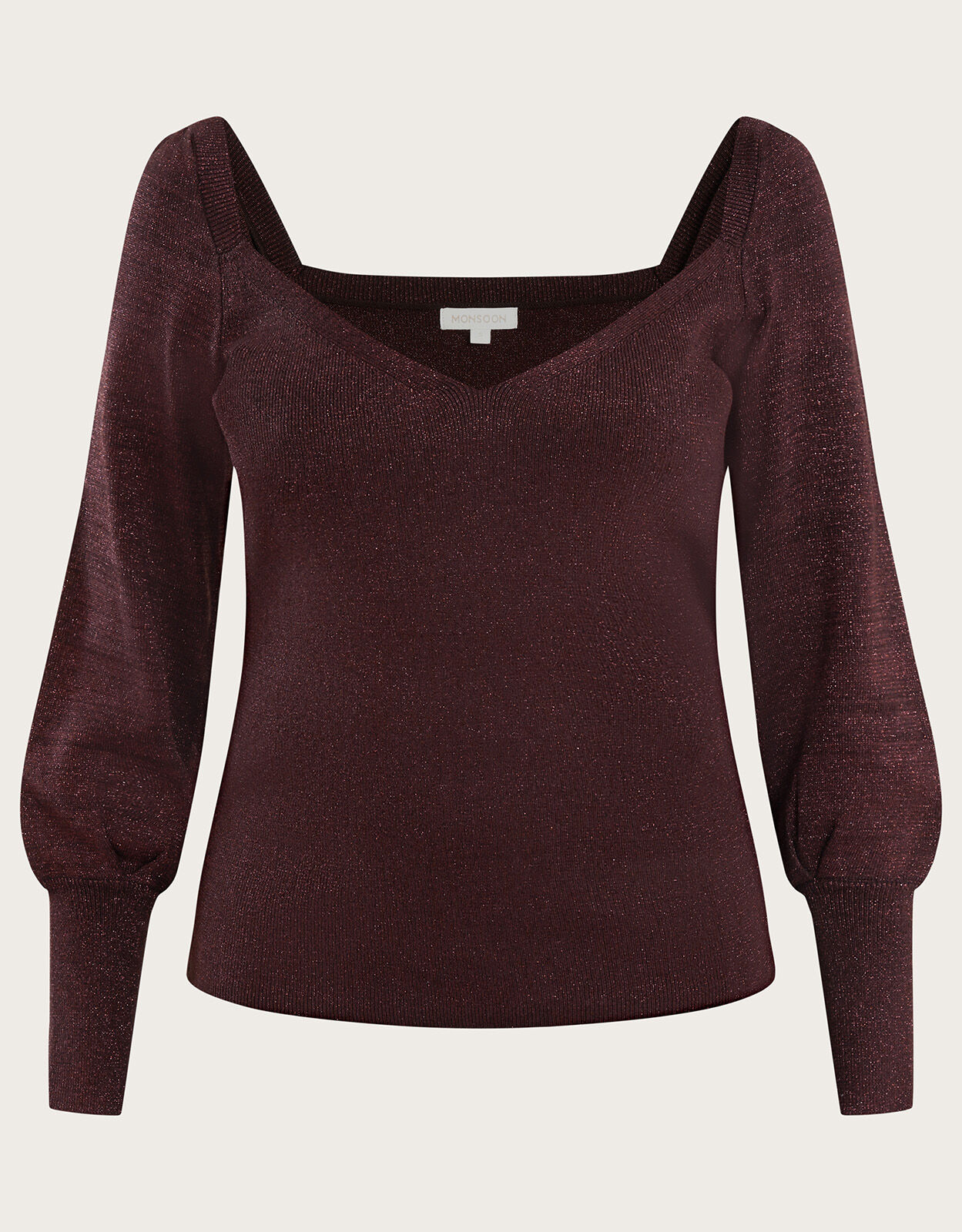 Bronze store metallic sweater