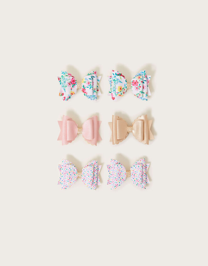 Bowtique Hair Clips 6 Pack, , large
