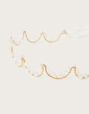 Royal Pretty Metal Hair Garland, , large