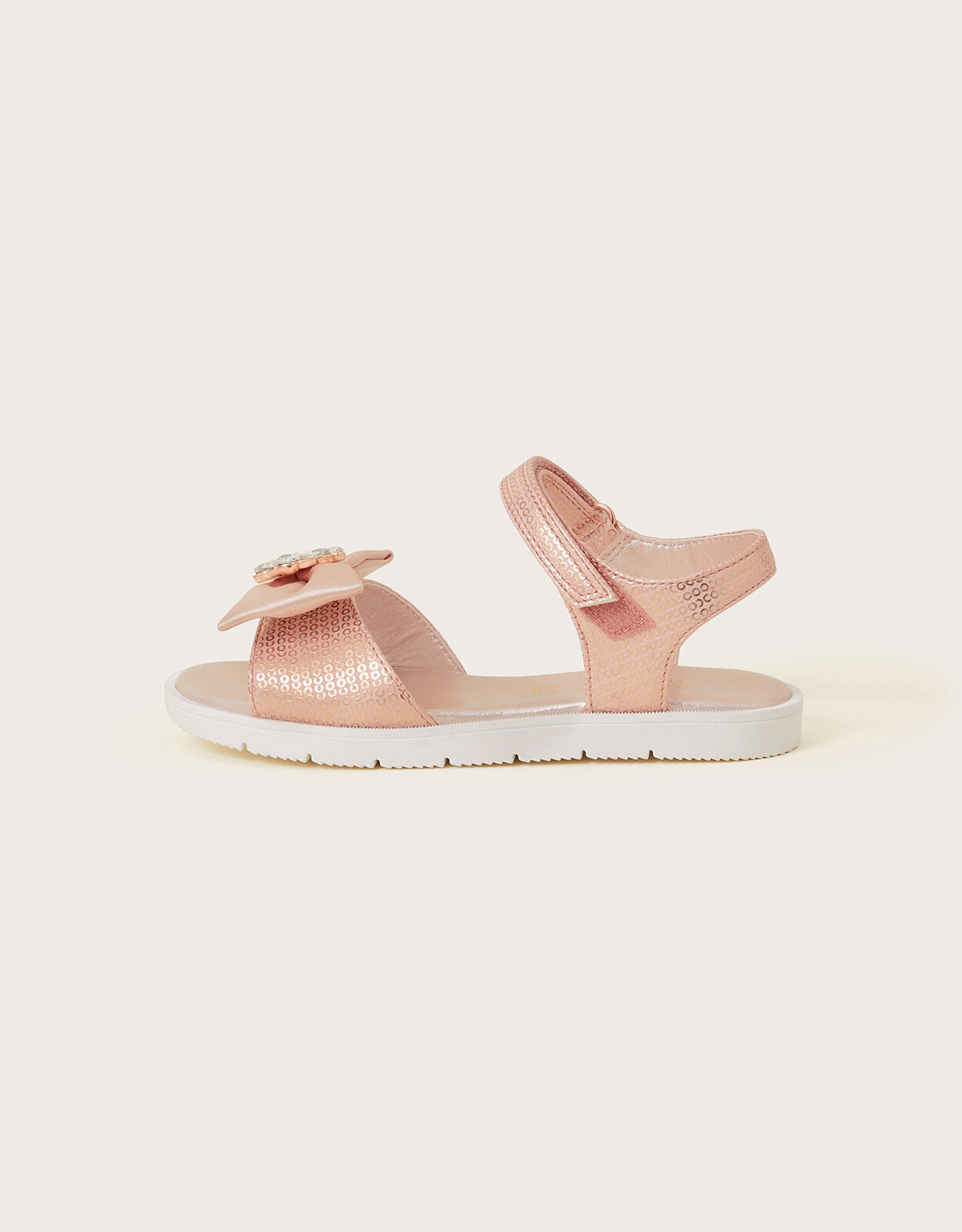 Rose gold sequin sandals hot sale