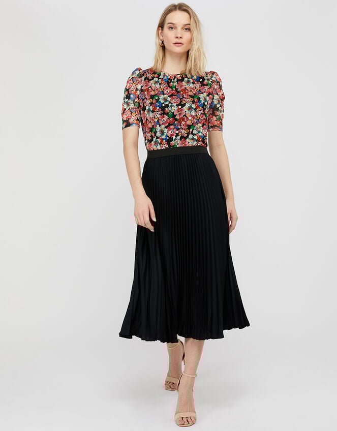 Flore Floral Mesh Top, Multi (MULTI), large