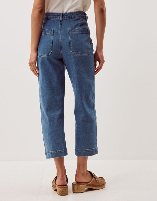 Arlo Regular Cropped Jeans, Blue (LIGHT AUTHENTIC), large