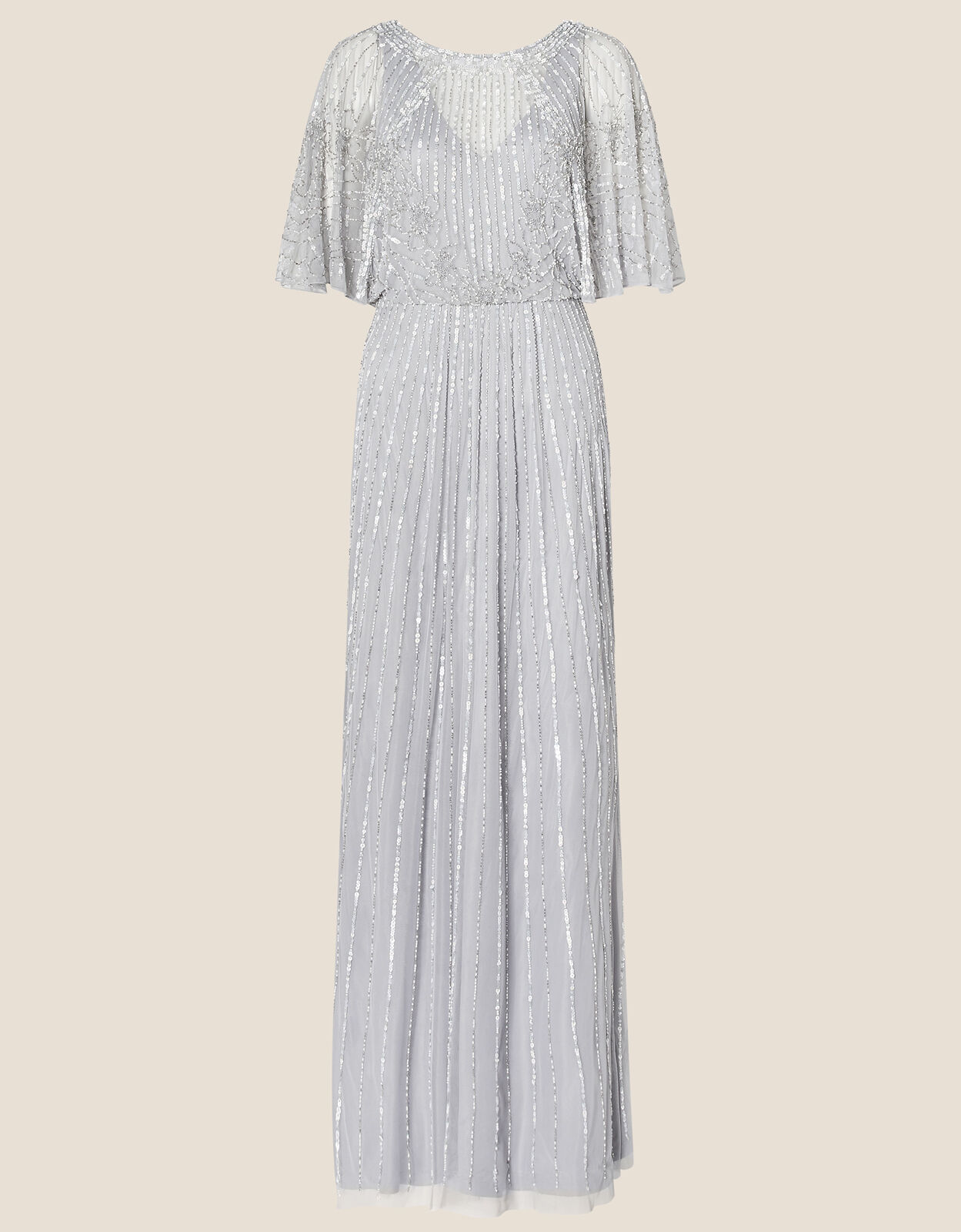 Monsoon grey deals antoinette dress