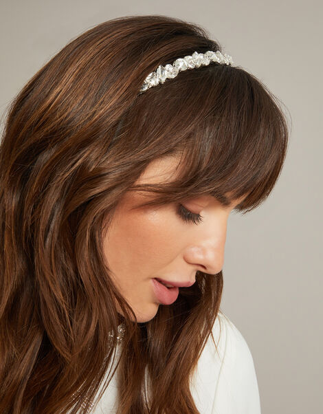 Gemstone Metal Headband, , large