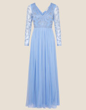 ARTISAN Leela Embroidered Maxi Dress , Blue (BLUE), large