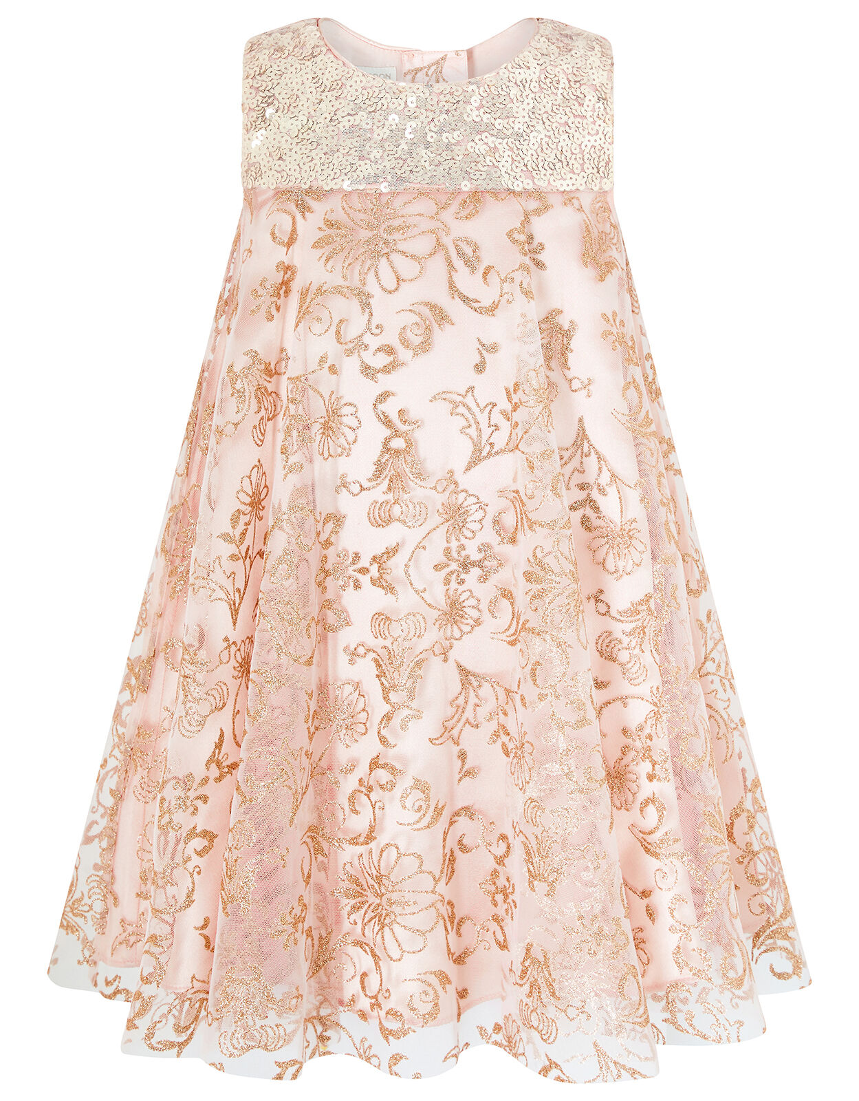 baby pink swing dress