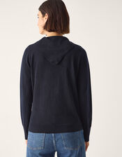Nila Neck Tie Jumper, Blue (NAVY), large