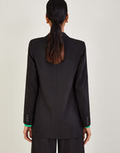 Lauren Plain Blazer, Black (BLACK), large