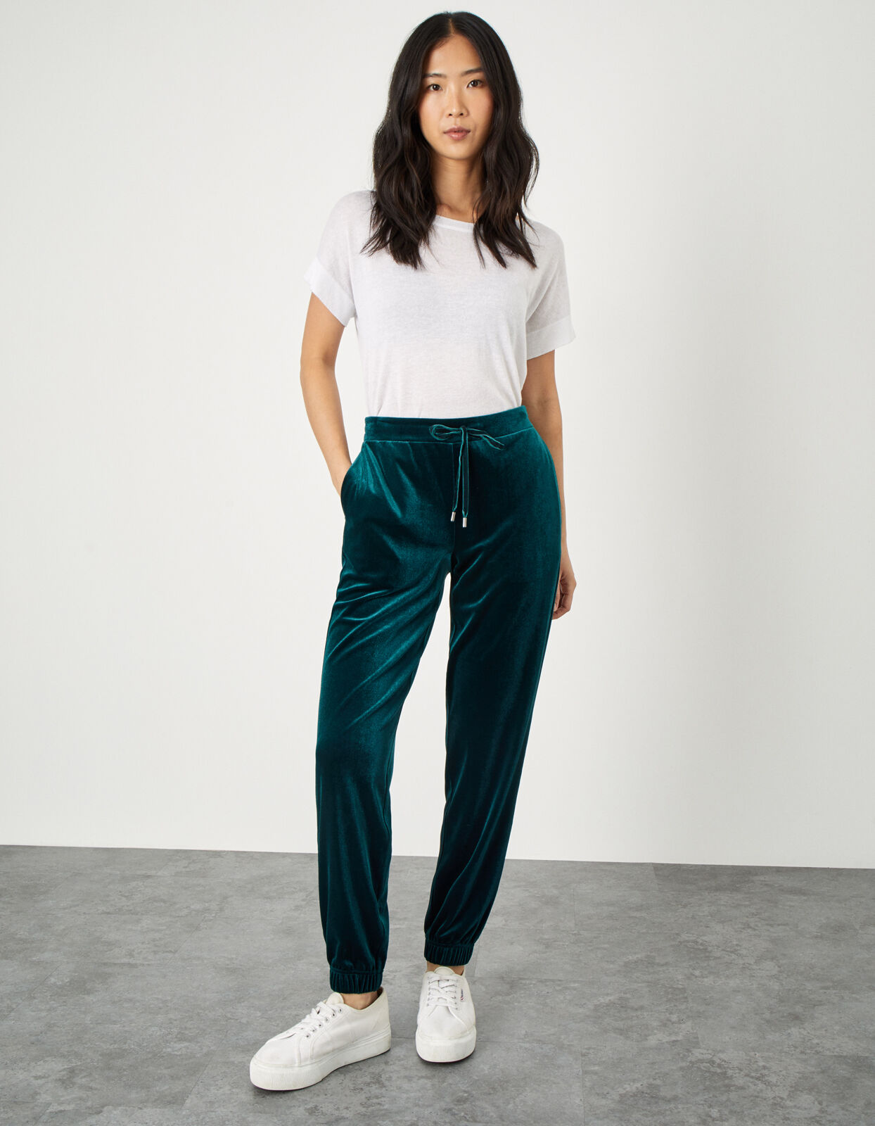 Velvet joggers sale womens