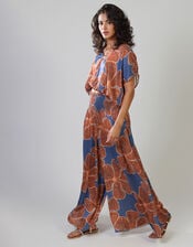 Traffic People Whispers Print Top, Blue (BLUE), large