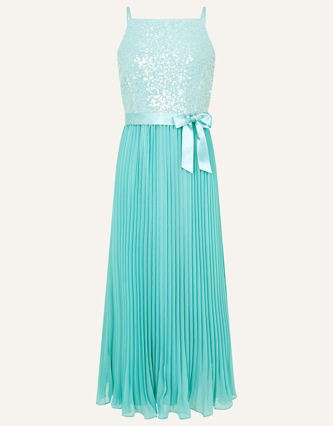 Truth Pleated Prom Dress, Teal (TEAL), large