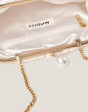 Suvi Flower Embellished Clutch Bag, , large