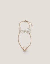 Pearl Flower Ring & Hain Chain, , large