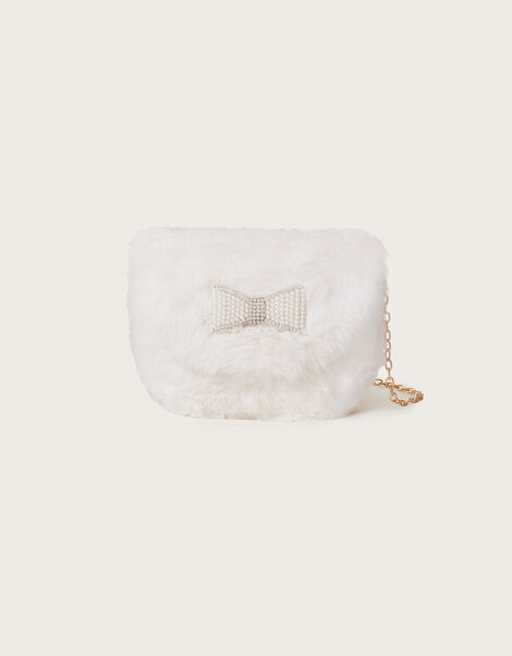 Fluffy Pearl Occasion Bag, , large