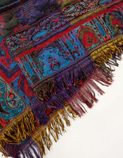 Jewel Jacquard Blanket Scarf, , large
