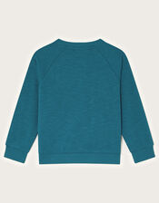 Adventure Applique Sweatshirt, Blue (BLUE), large