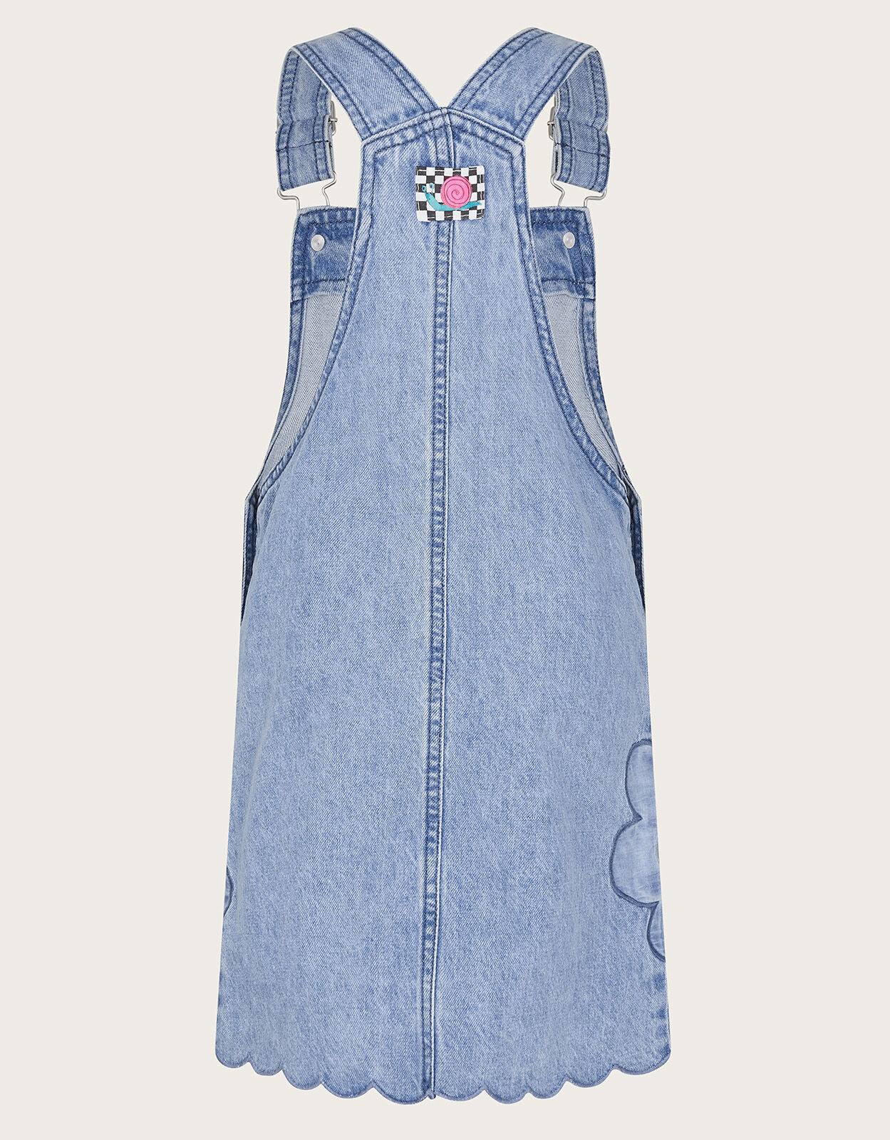 Girls denim pinafore dress best sale