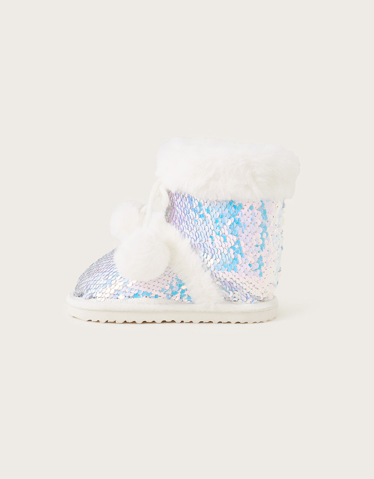 Sequin slipper boots 2025