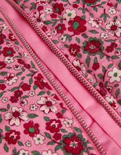 Floral Print Bomber Jacket, Pink (PINK), large