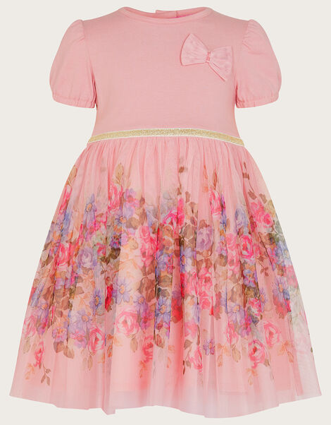 Baby Disco Posey Print Dress, Pink (PINK), large