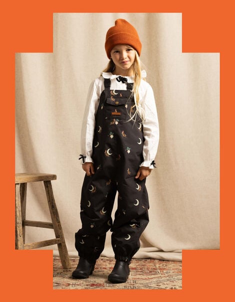 Töastie All Season Waterproof Dungarees, Blue (NAVY), large