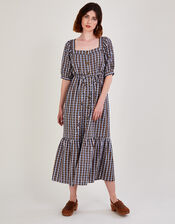 Dolly Check Dress, Blue (NAVY), large