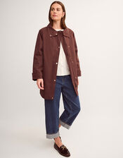 Simone Waterproof Rain Jacket, Brown (CHOCOLATE), large