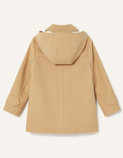Hooded Duffle Coat, Camel (CAMEL), large