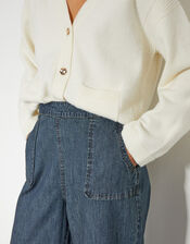 Jodi Crop Wide Leg Jeans, Blue (INDIGO), large