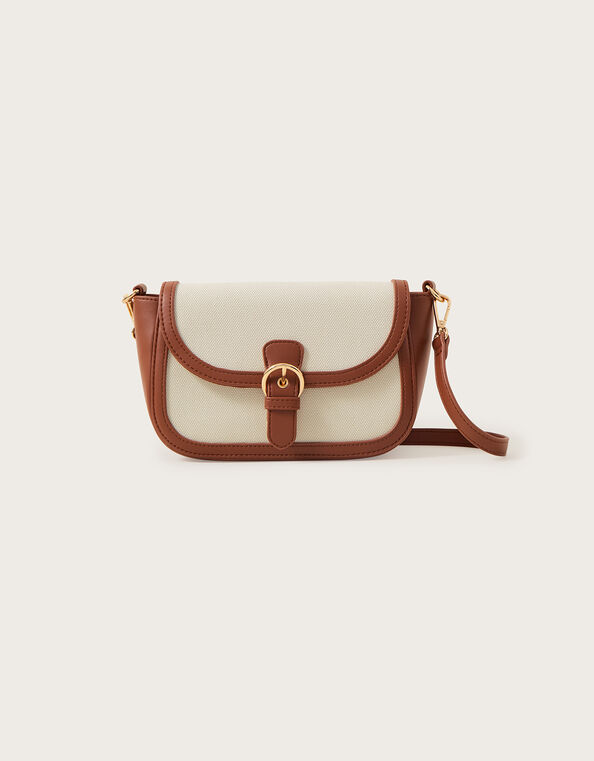 Canvas Cross-Body Bag, , large