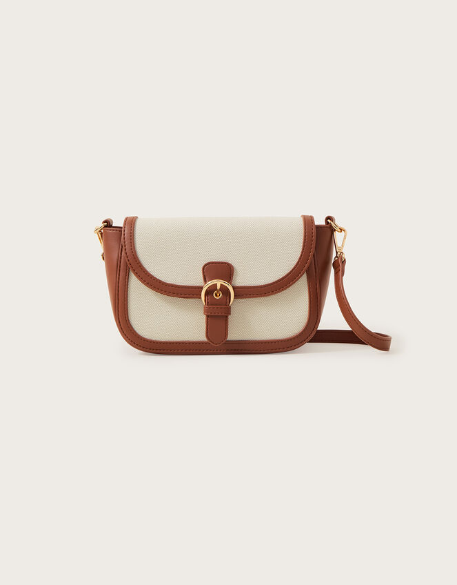 Canvas Cross-Body Bag, , large