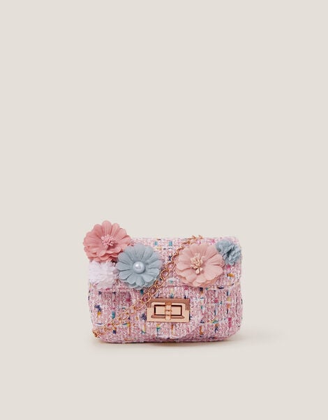Mini Flower Boucle Bag, , large