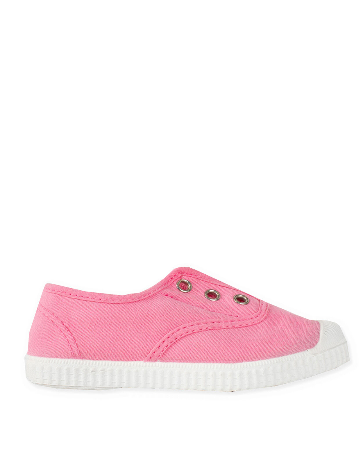 Pink canvas pumps hotsell