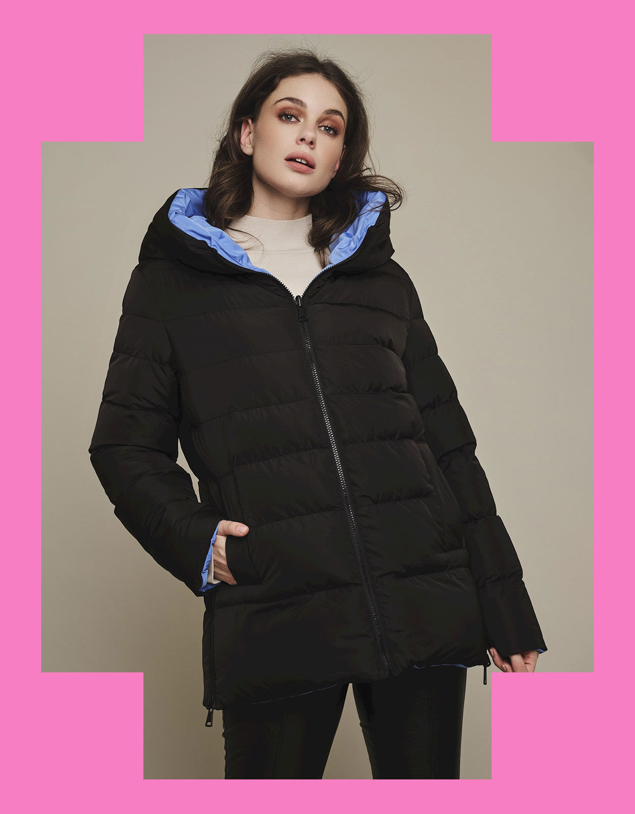 Monsoon blue hallie online long padded coat
