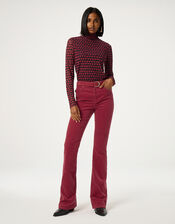 Fabienne Chapot Heart Print Top, Red (RED), large