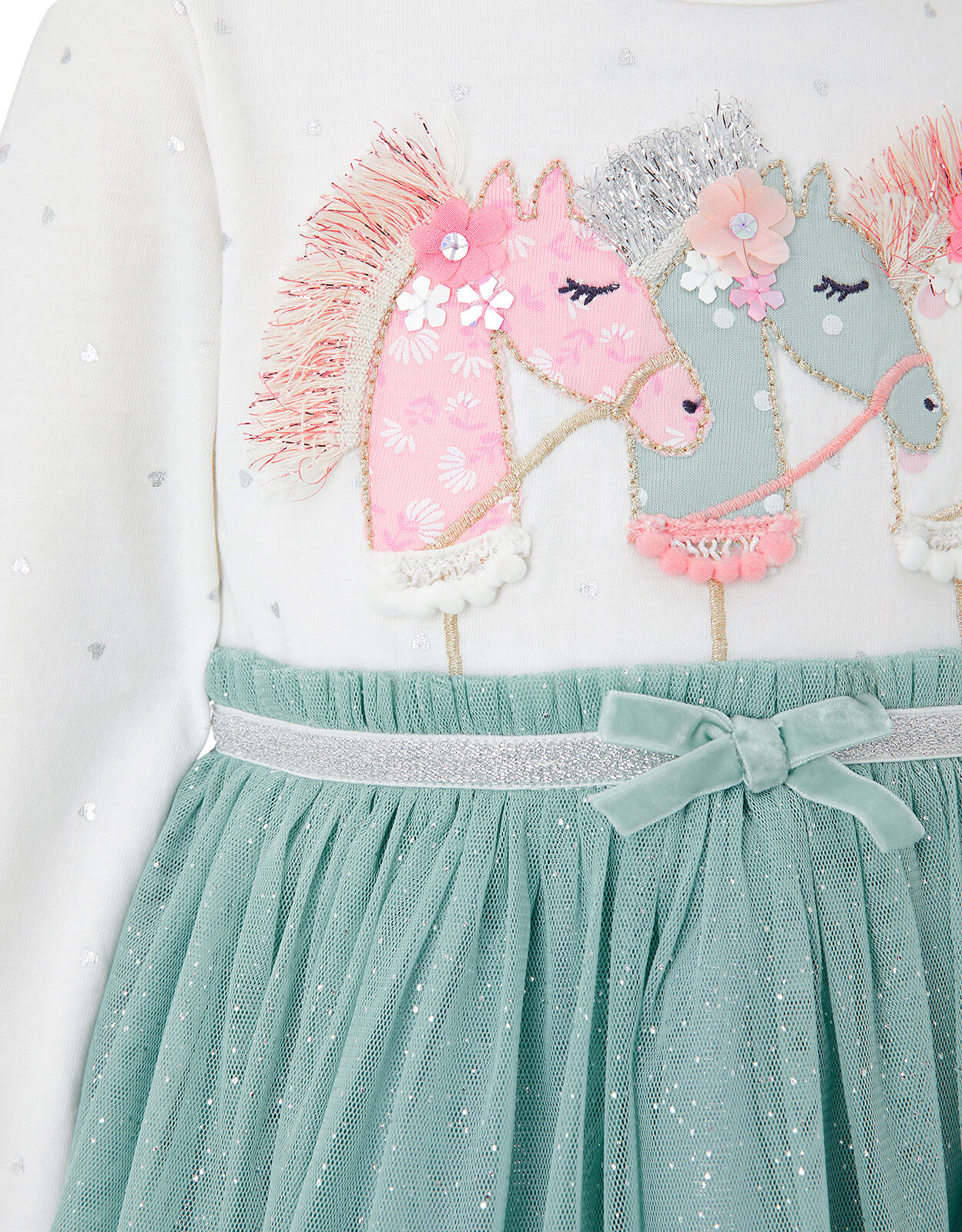 Baby Unicorn Disco Dress Teal