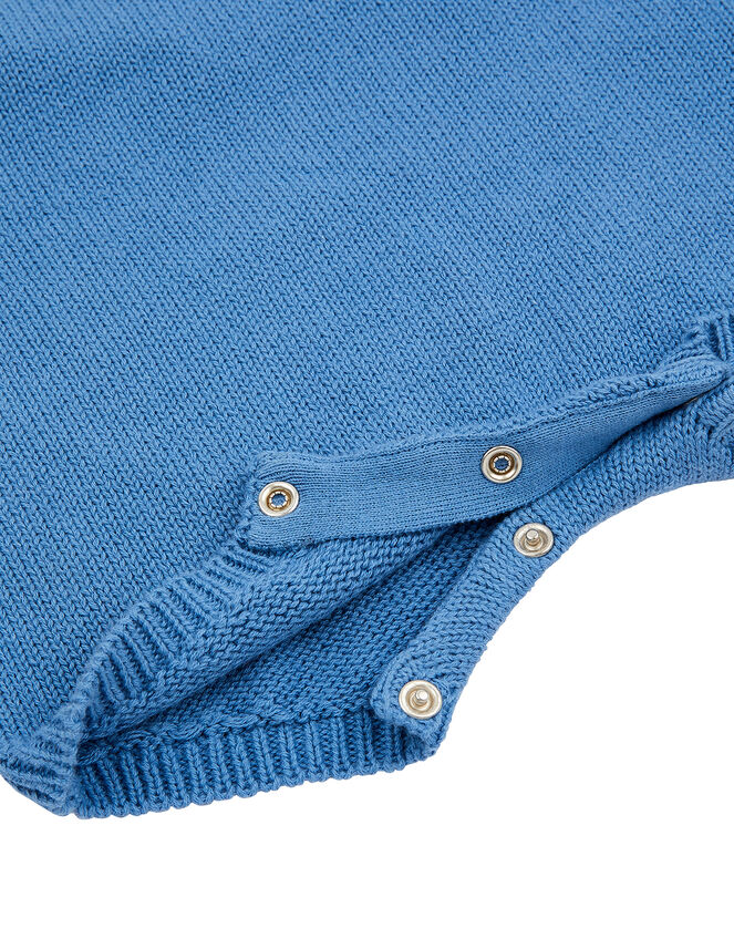 Newborn Baby Boat Dungarees Set, Blue (BLUE), large