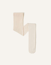 Baby Polka Dot Tights, Ivory (IVORY), large