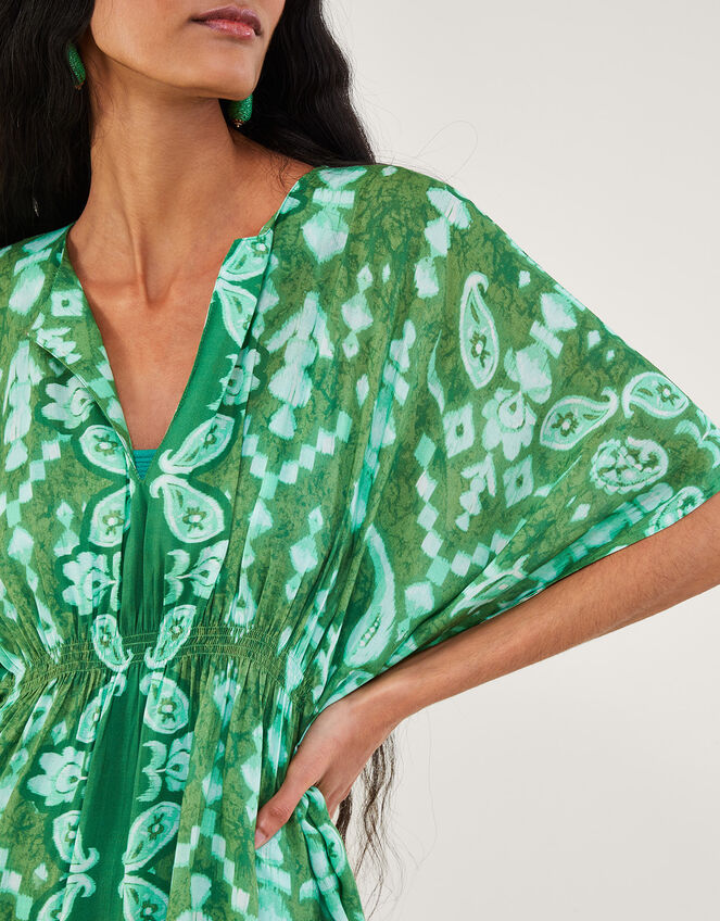Tie Dye Heritage Print Kaftan, , large