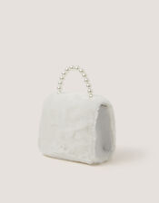 Fluffy Pearl Bow Bag, , large