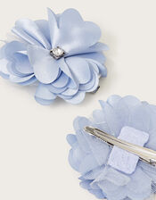 Luna Flower Hair Clips Set of Two, , large